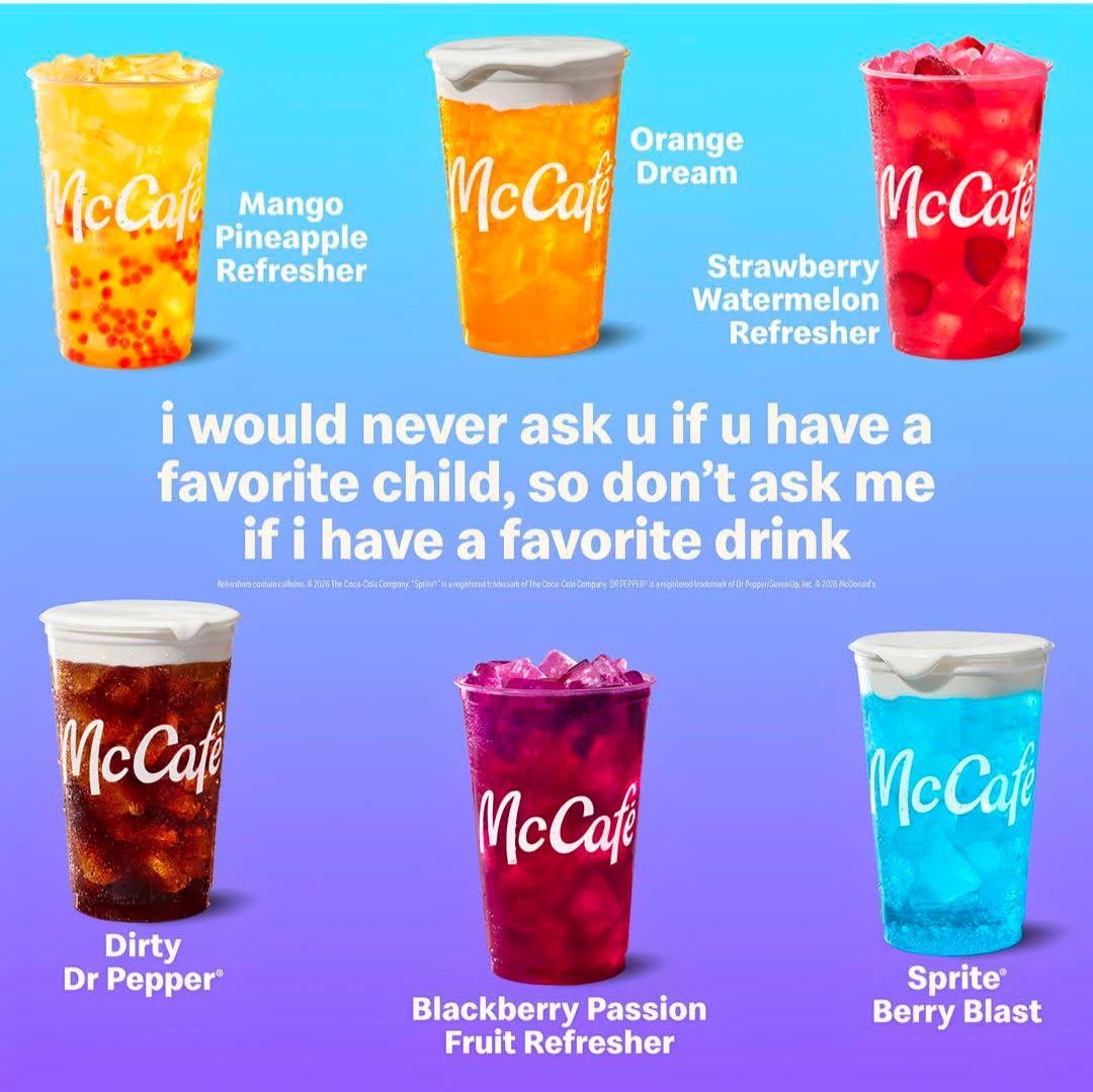 Happy Friday friends 😃 Have you tried any of these drinks yet and if so what's your fav?